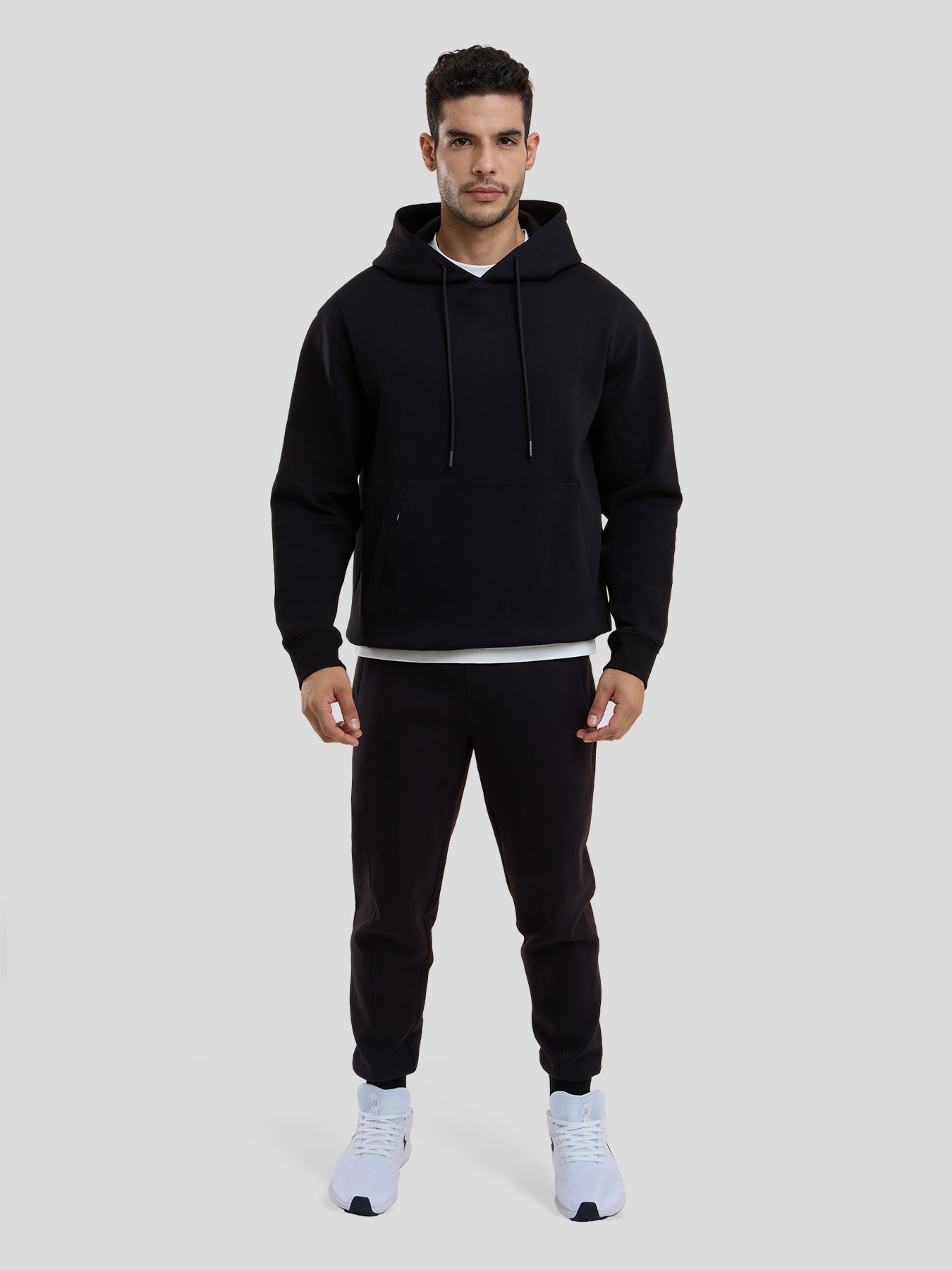 Sudadera CozySpacer Kangaroo bolsillo con gorrasucha