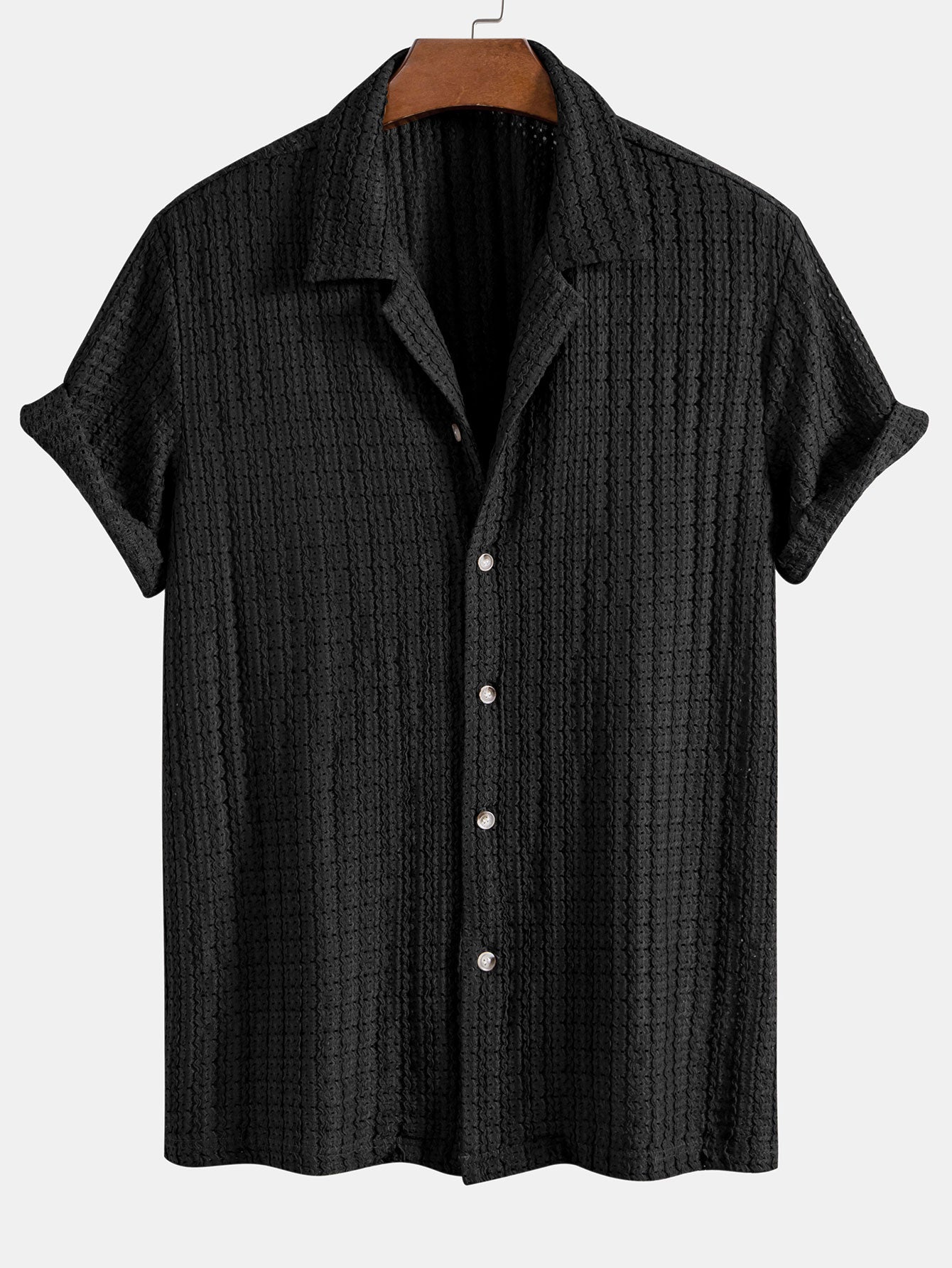 Camisa Texture Jacquard Cuban