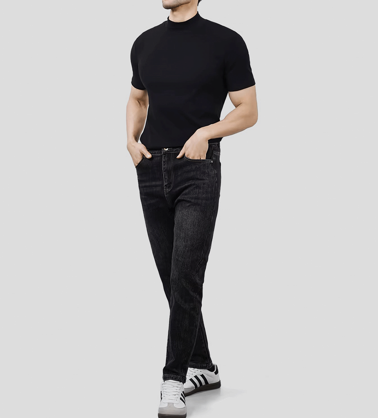 StayCool 2.0 Mock Neck de manga corta Tee