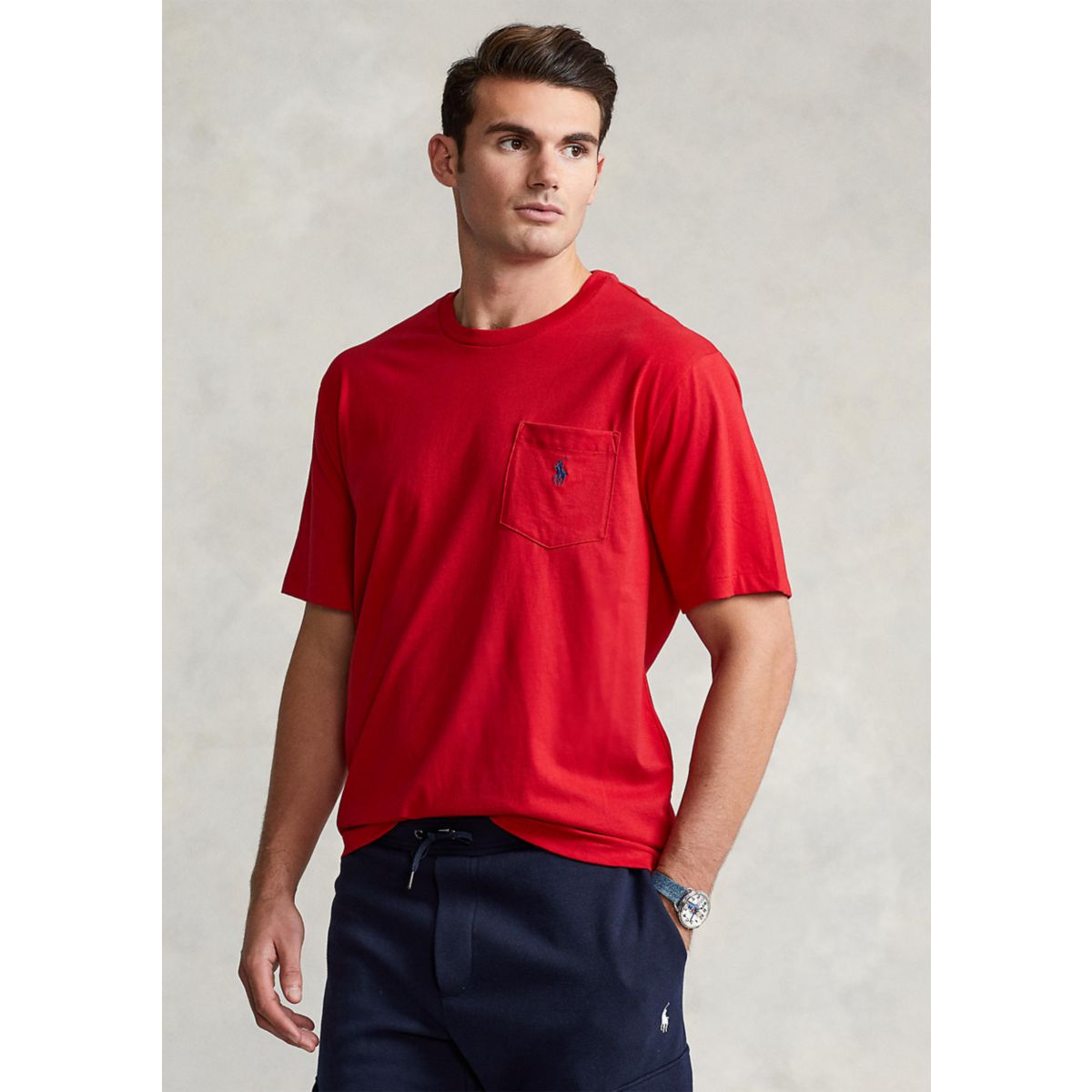 Big & Tall Classic-Fit Pocket Crewneck T-Shirt - 6