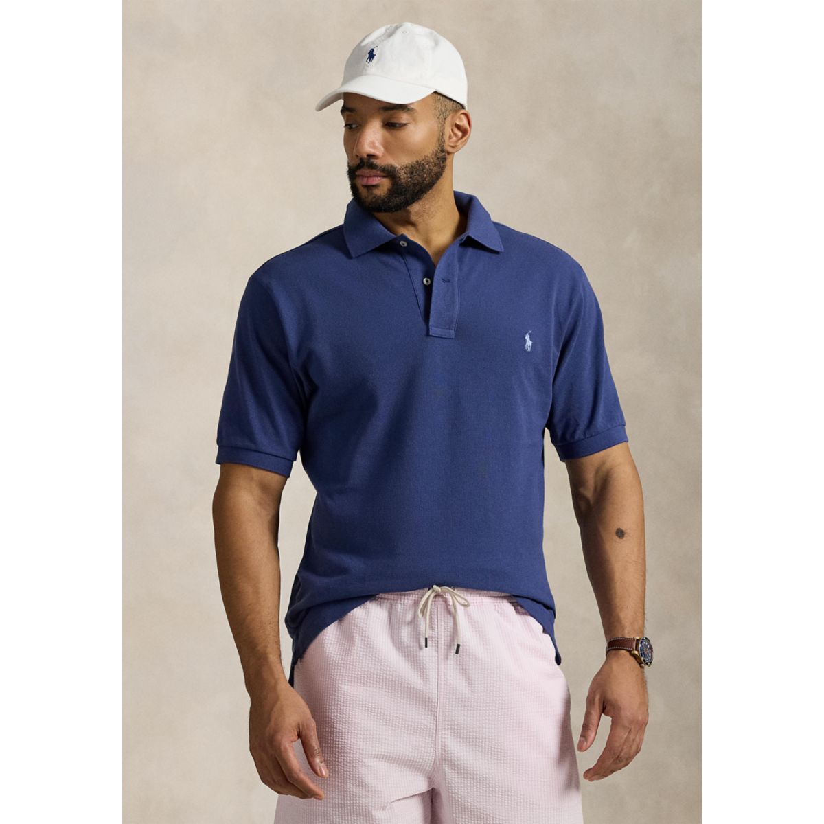 Big & Tall Mesh Polo Shirt - 1