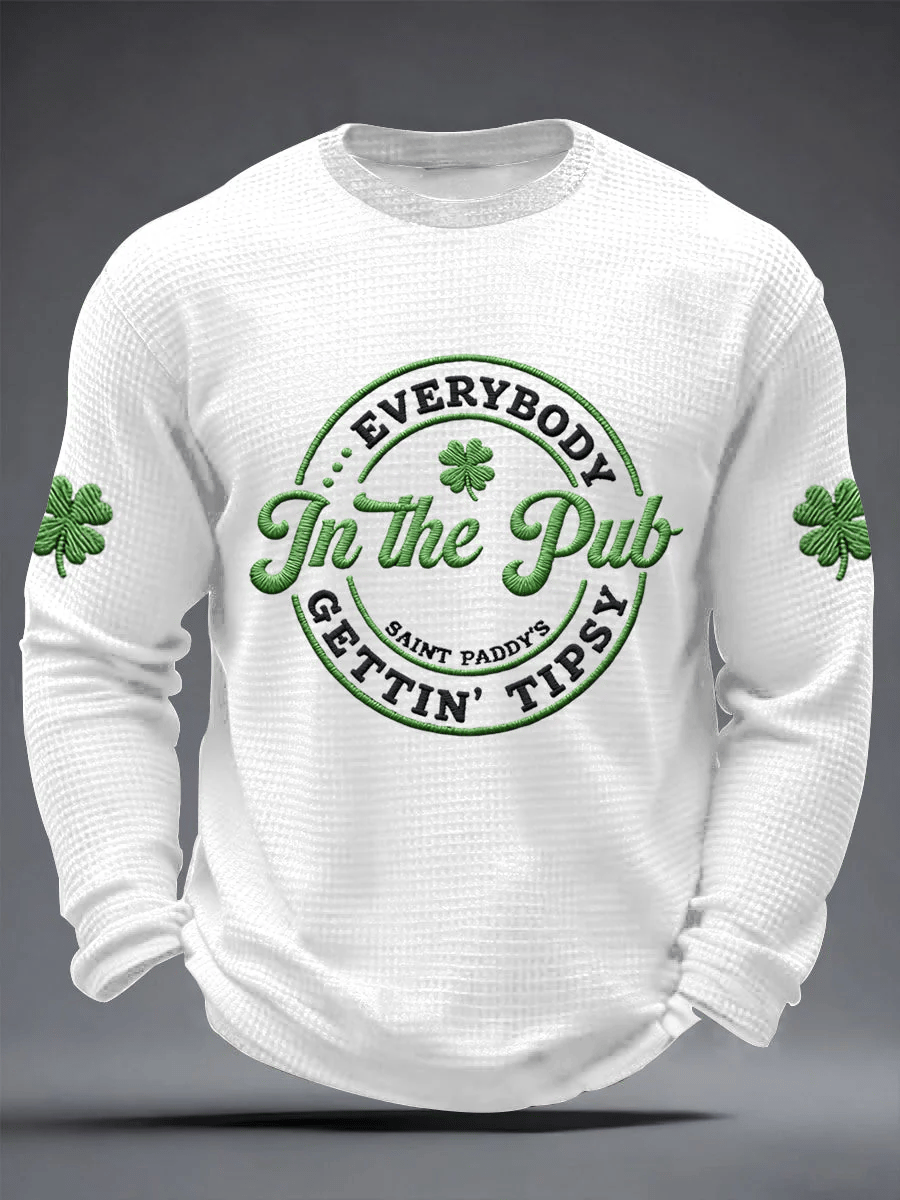 Camiseta Everybody In The Pub Gettin�?Tipsy estampado para hombre