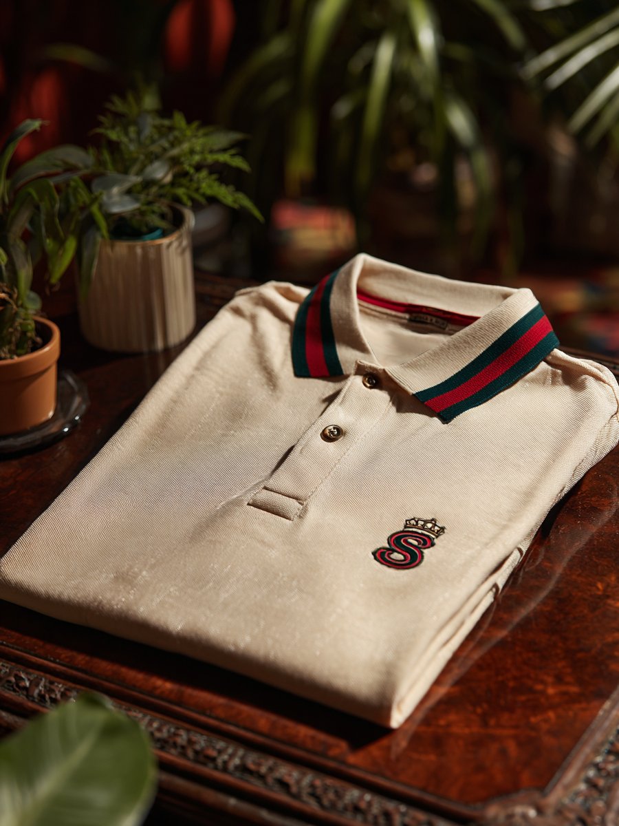 Camisa polo a rayas ejecutivo casual de manga corta para hombre