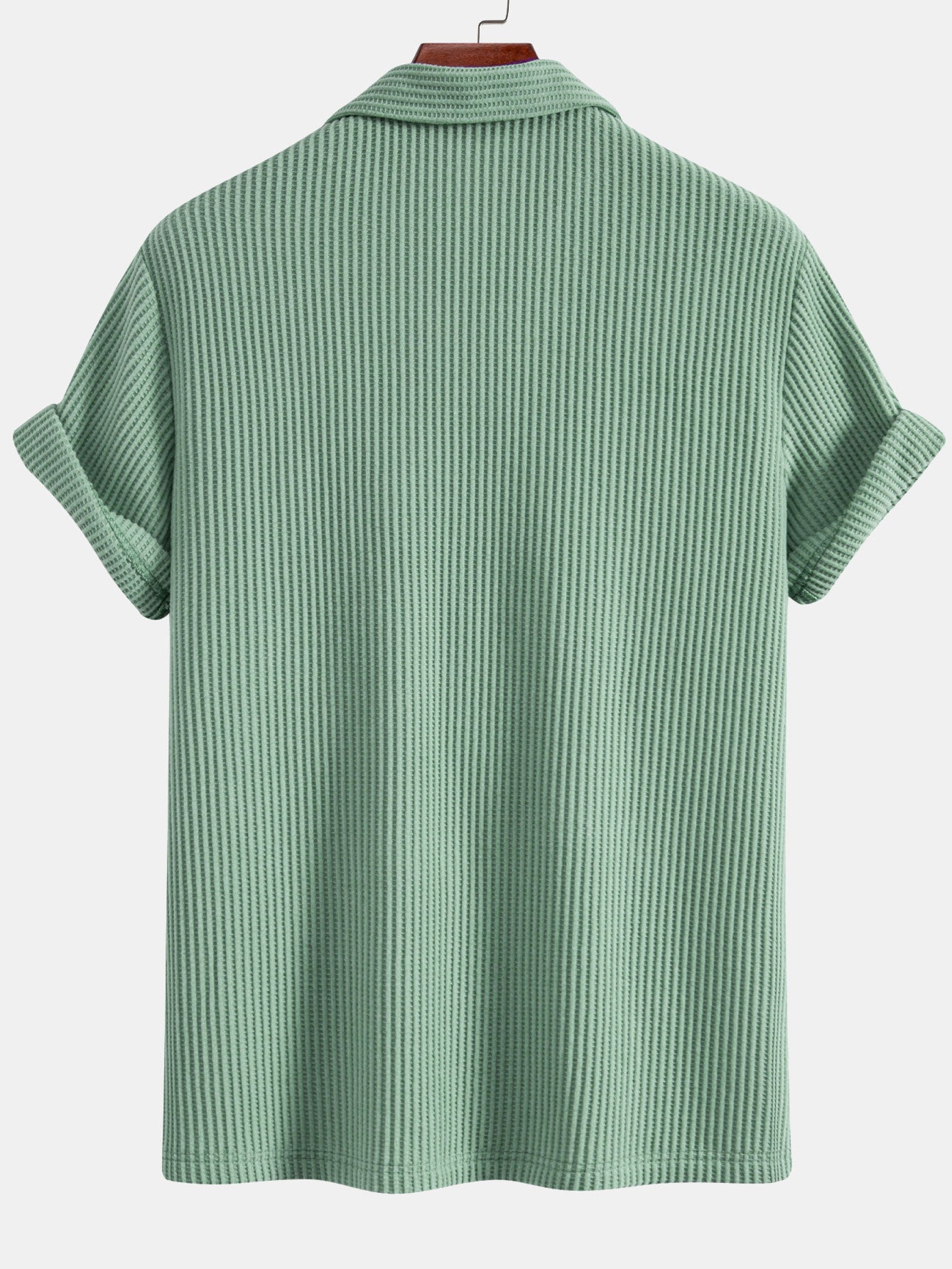 Camisa Waffle Button Up