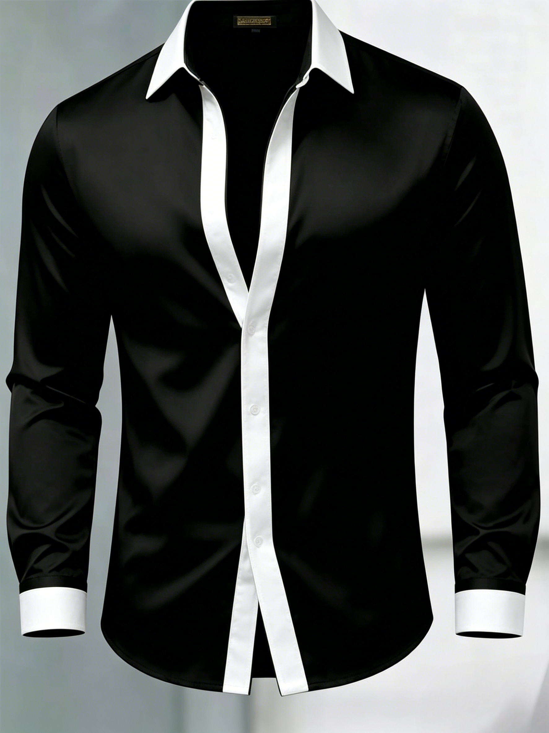 Camisa de lujo Gorgeous de manga larga para hombre