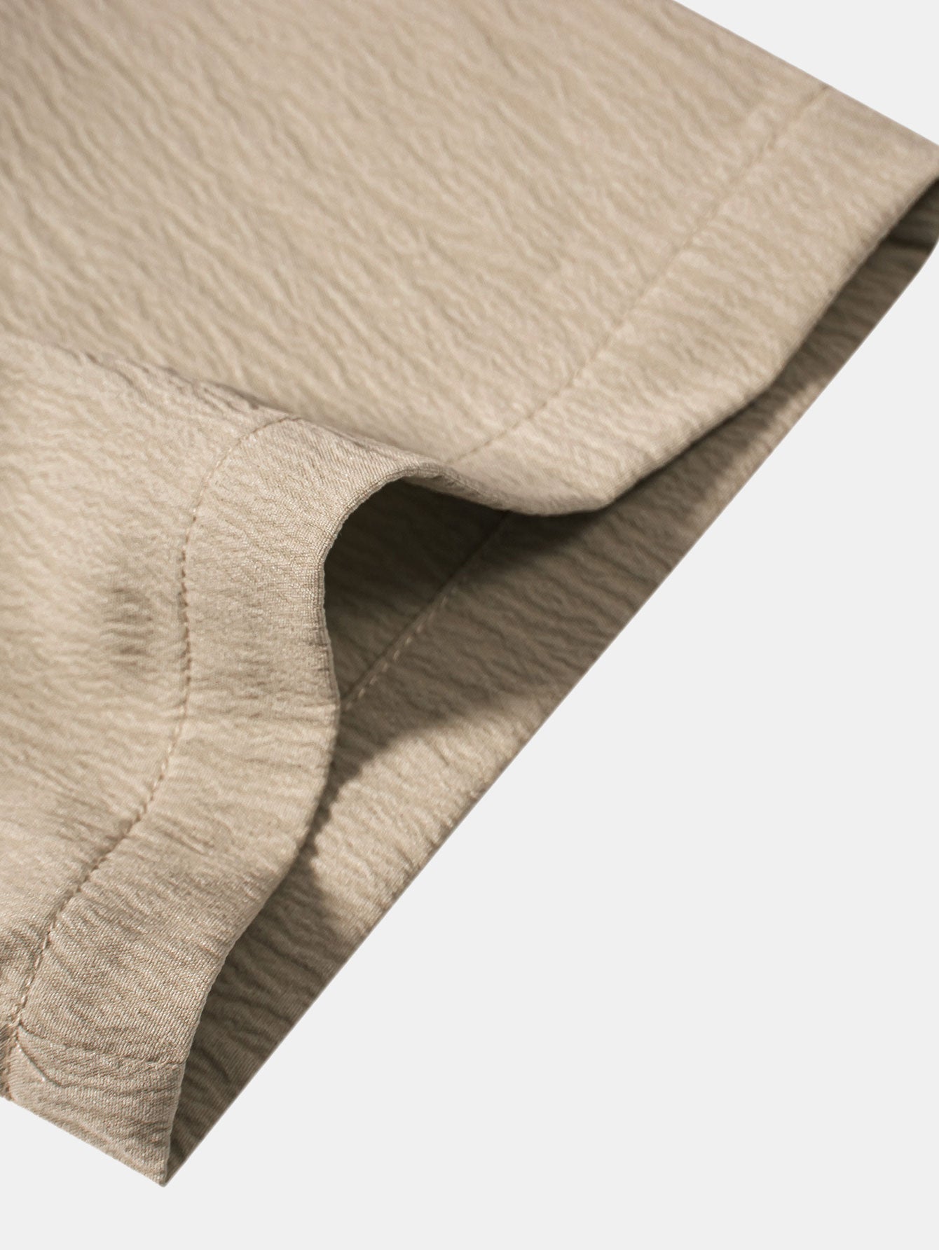 Camisa Crinkled Textured V Neck
