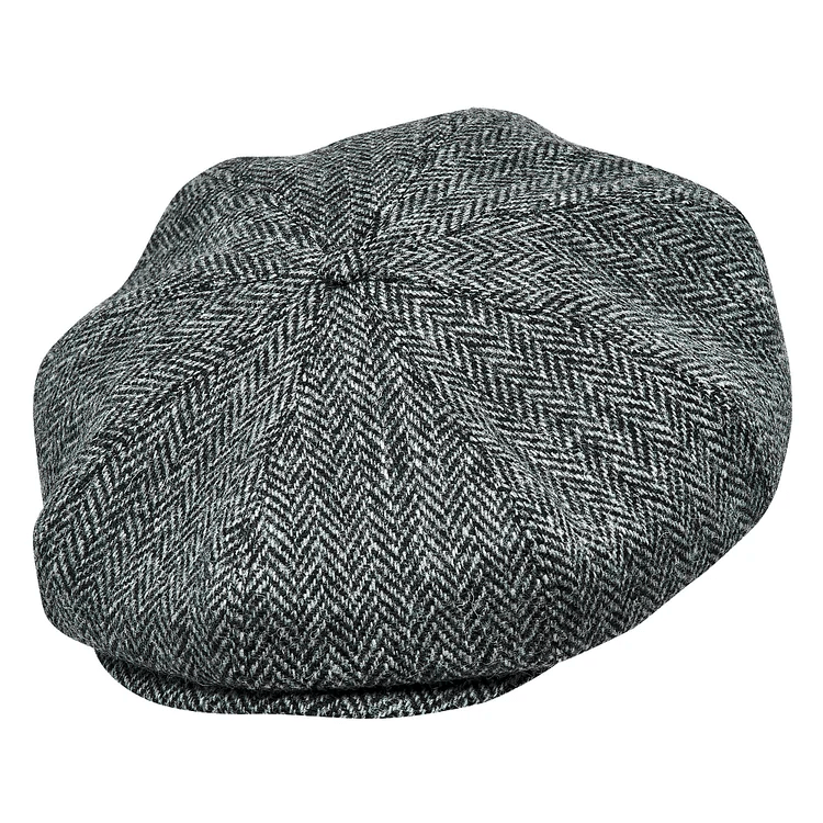 Gorras PEAKED Genuine Scottish Harris Tweed 8 Panels Man gorras