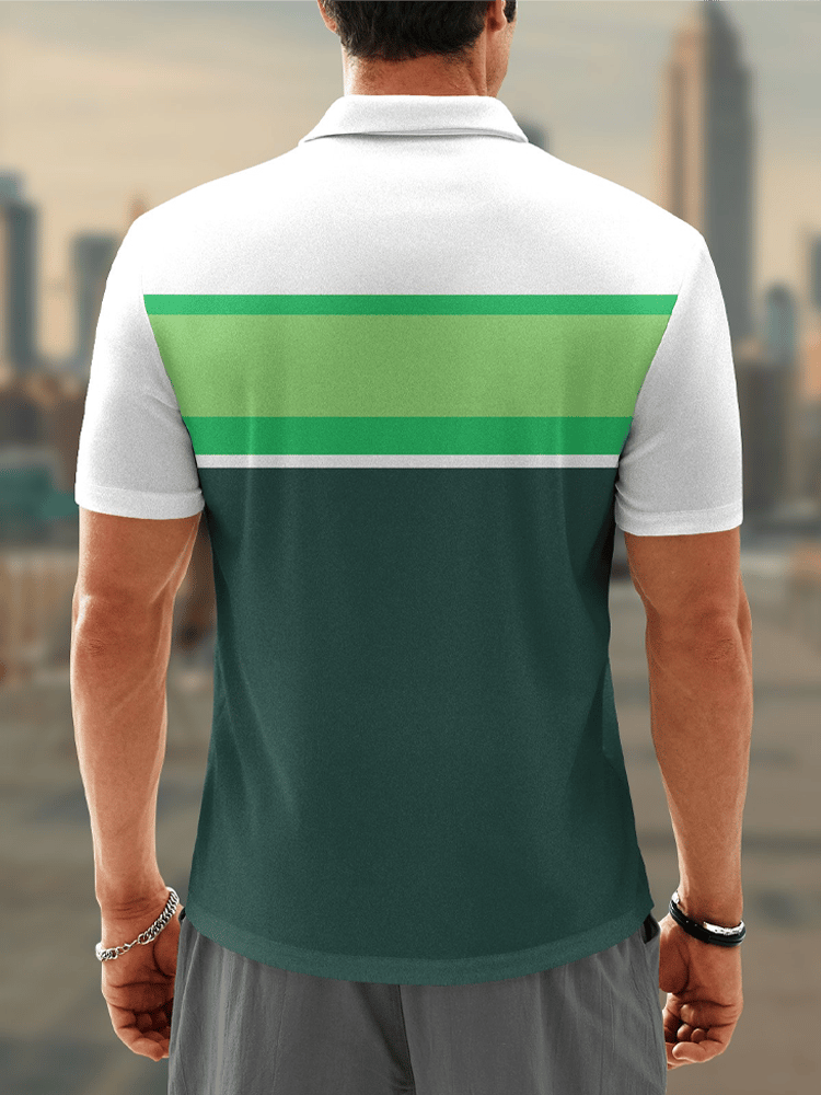 Moisture Wicking Chest bolsillo casual Polo