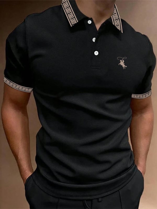 Camisa casual ejecutivo de moda polos para hombre
