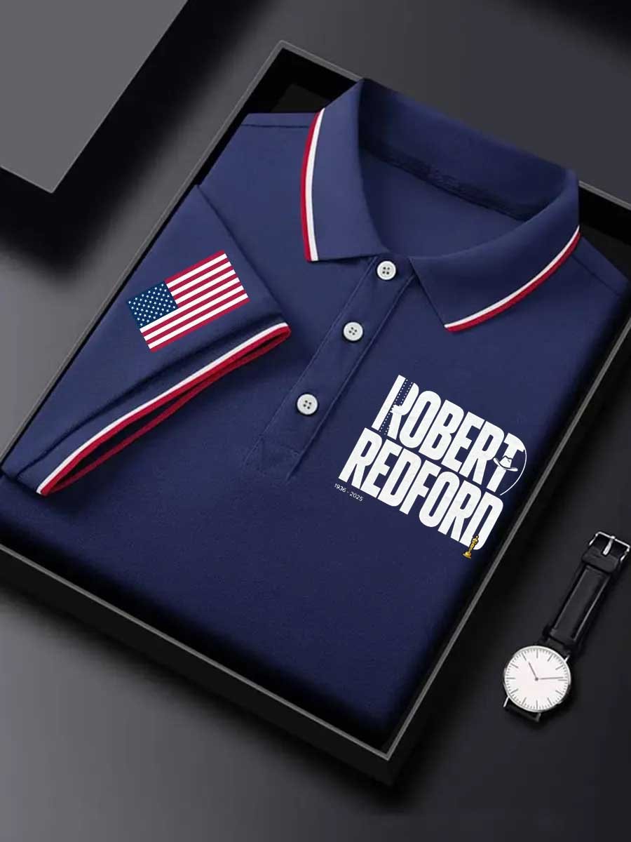 Camisa polo clásico ejecutivo Logo Button de manga corta para hombre
