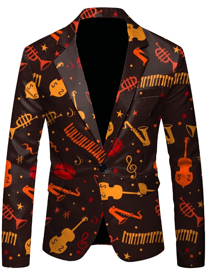 para hombre Versatile With Carnival Design saco
