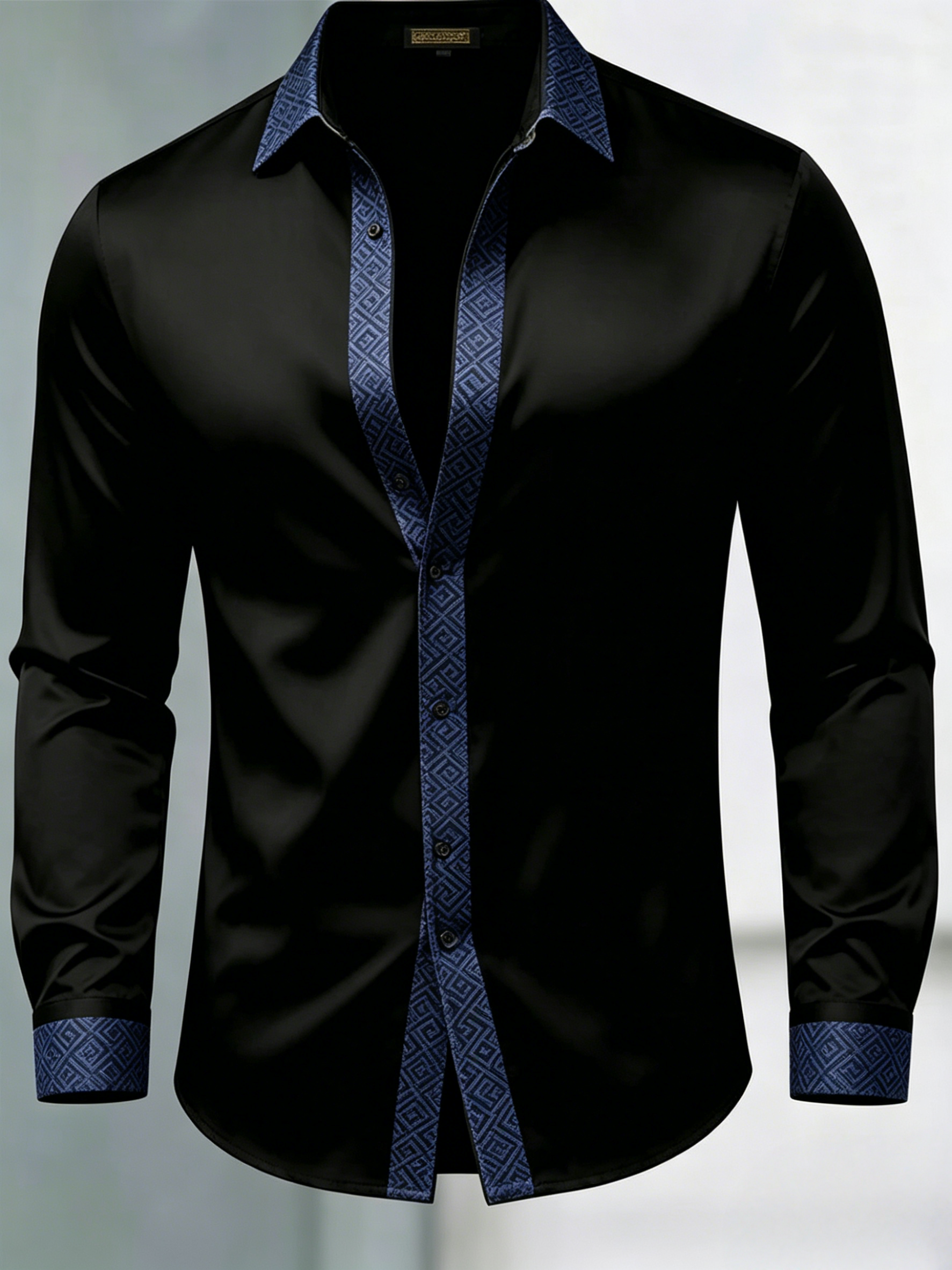 Camisa de lujo Gorgeous de manga larga para hombre
