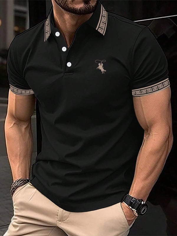 Camisa casual ejecutivo de moda polos para hombre