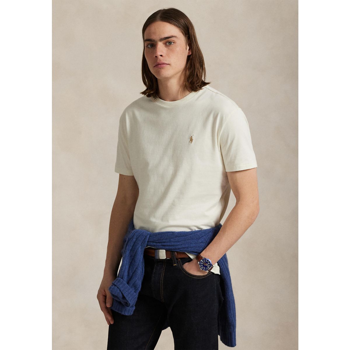Men's Classic Fit Jersey Crewneck T-Shirt - 1
