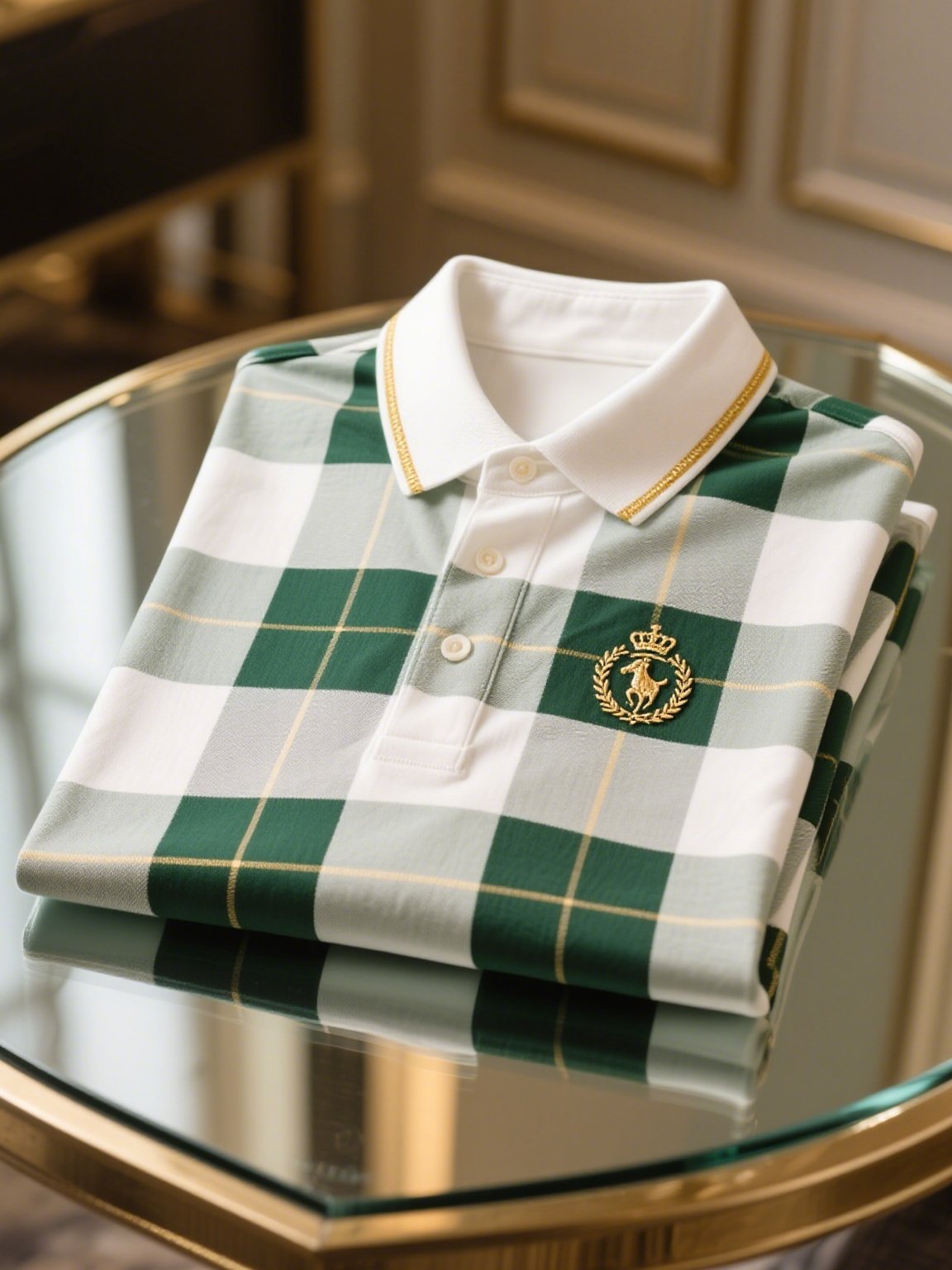 Camisa polo ejecutivo casual Button de manga corta para hombre