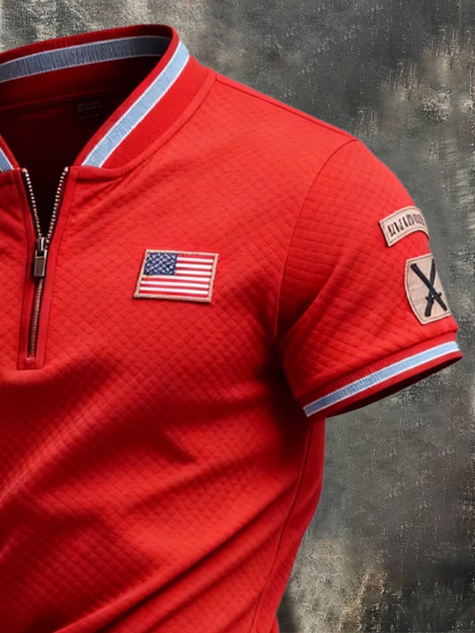 Camiseta retro Patriot Patchpara trabajo para hombre