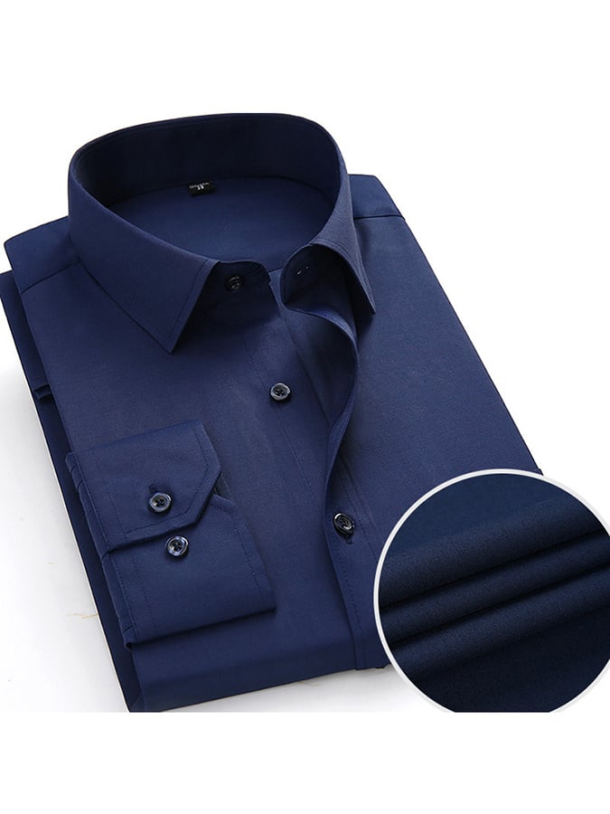 Camisa ejecutivo Non-Iron With bolsillos para hombre