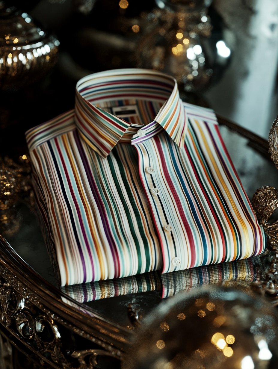 Camisa de lujo ejecutivo de manga larga para hombre