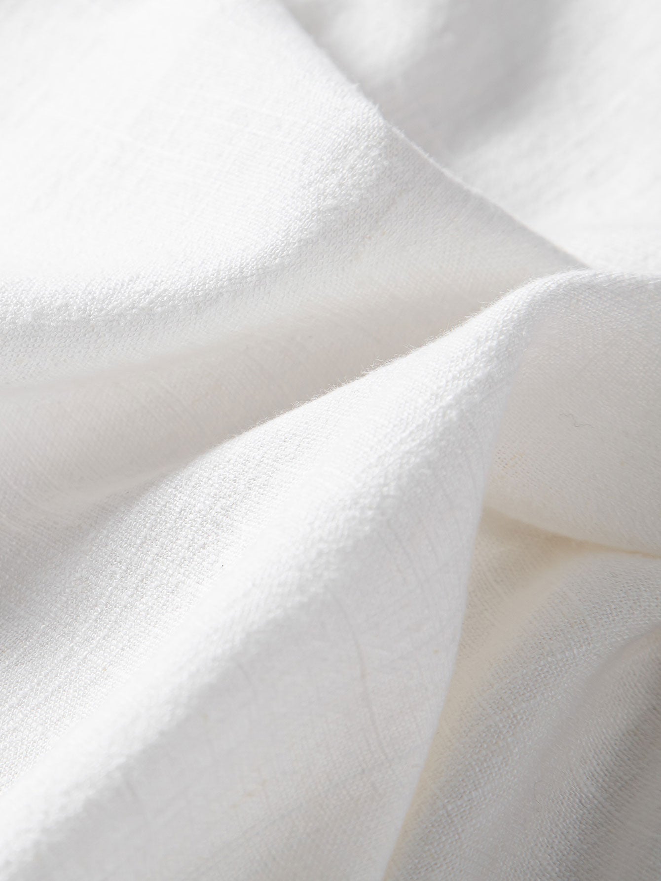 Camisa de manga corta V Neck de lino Rayon Blend