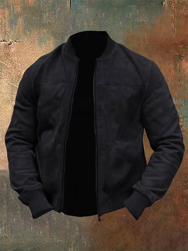 Chaqueta Western para exterior vintage Multi-bolsillo para hombre