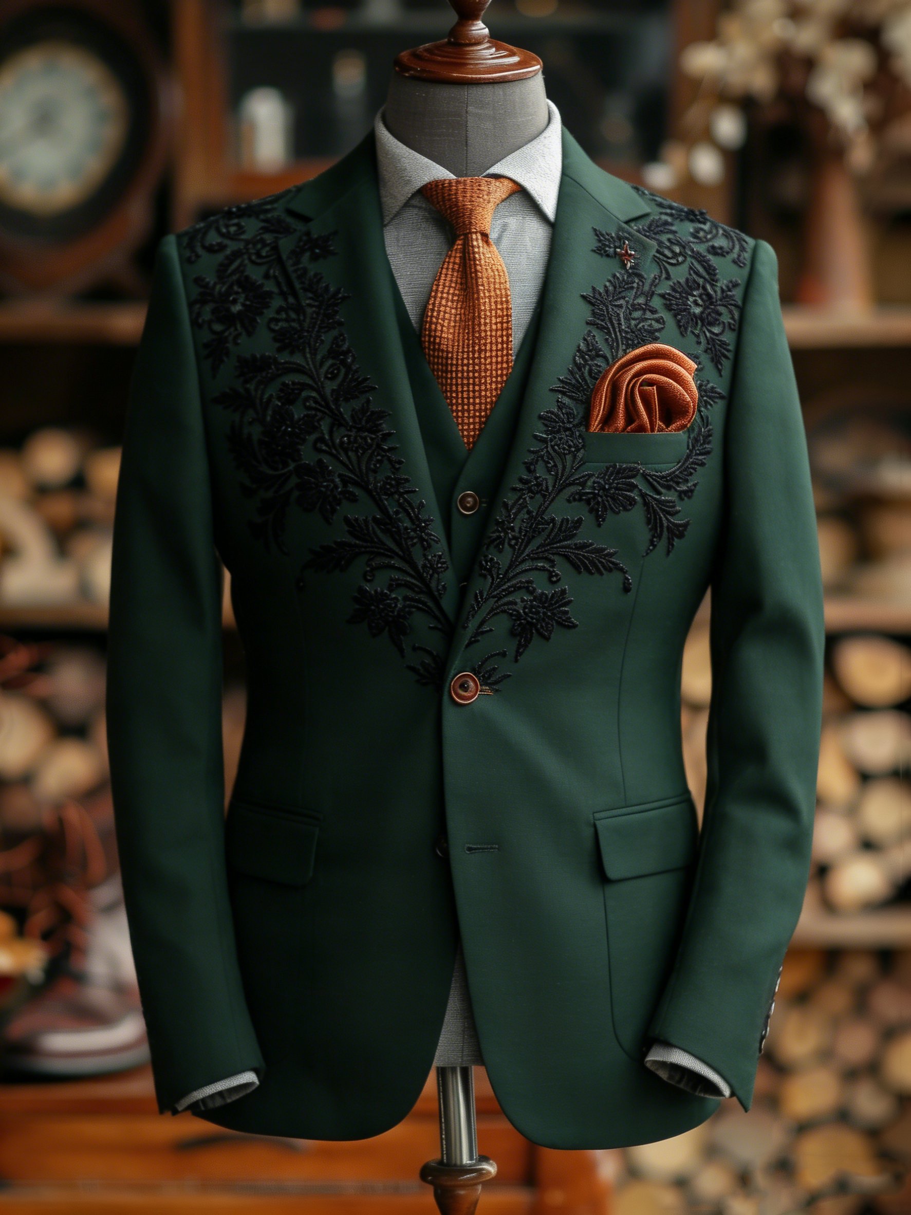 Saco de lujo Baroque Pattern estampado