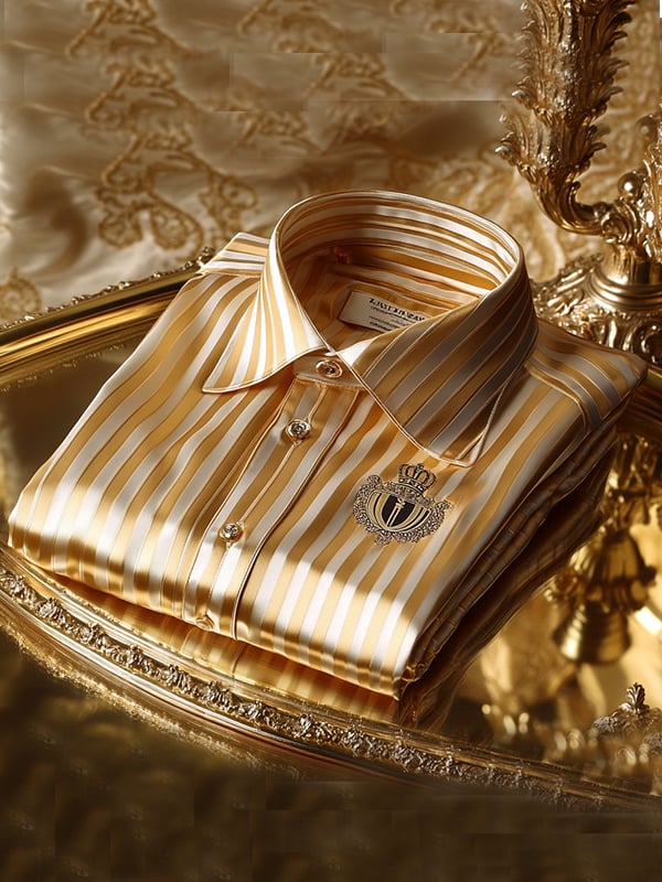 Camisa de lujo Gorgeous de manga larga para hombre