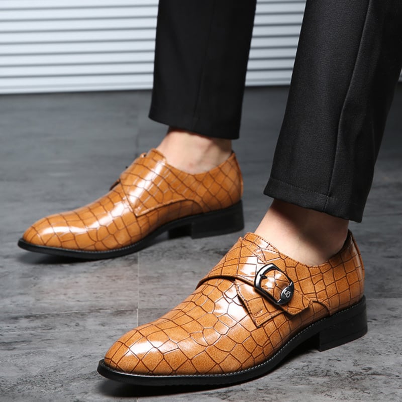 Zapatos ejecutivo formal Buckle para hombre