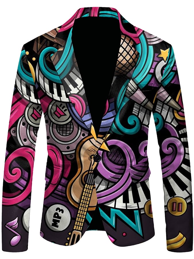 Saco Versatile With Carnival Design para hombre