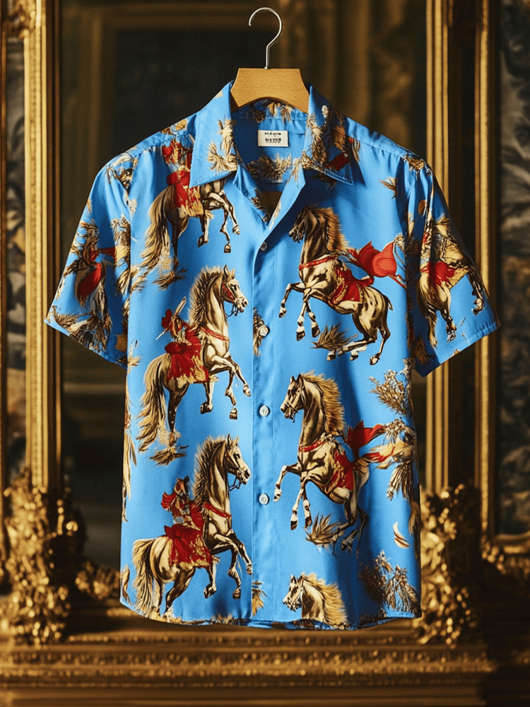 Camisa hawaiano Jockey de manga corta para hombre