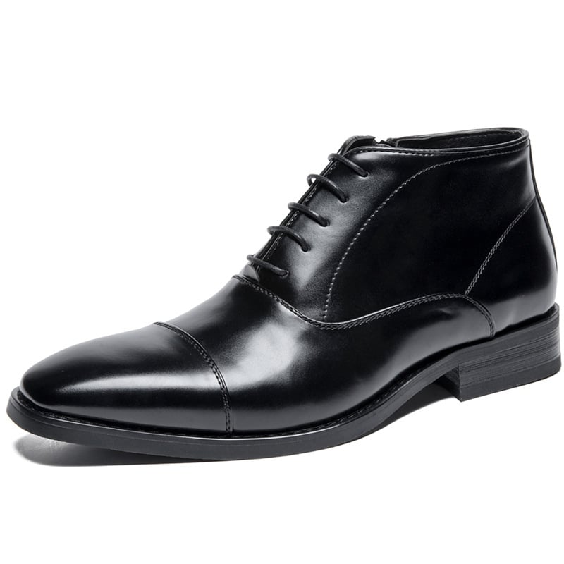 Botas ejecutivo Side cierreed Chelsea de moda cuero para hombre