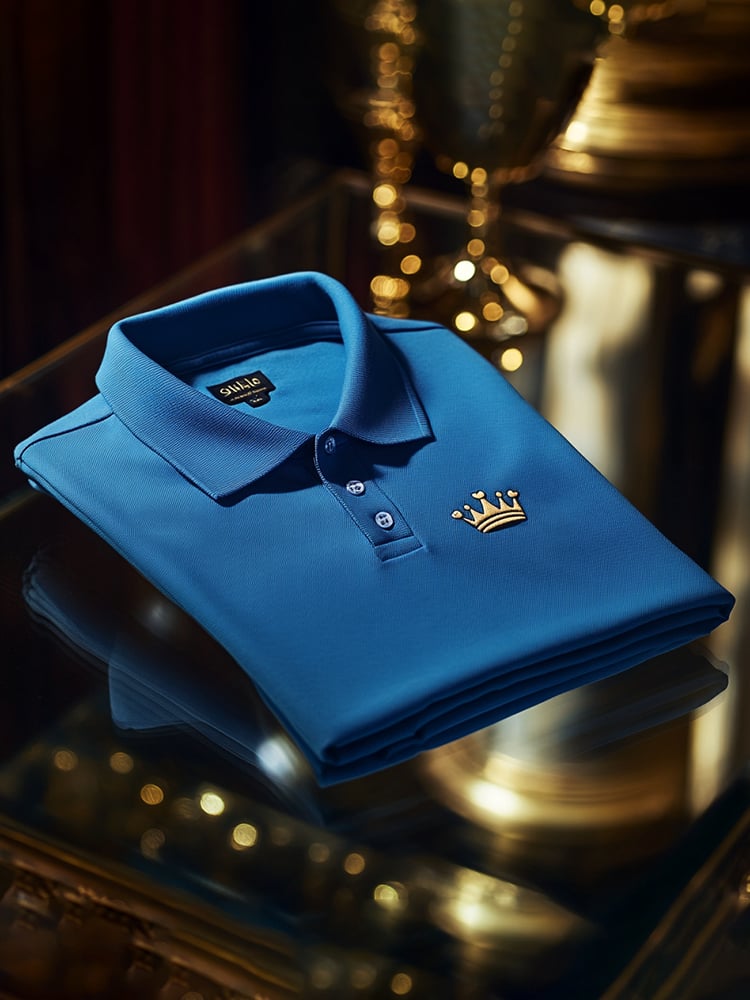 Camisa polo ejecutivo casual Button de manga corta para hombre