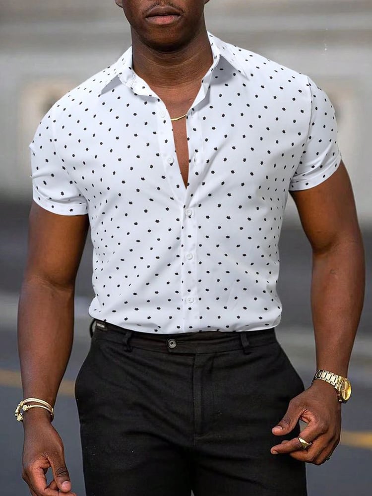 Camisa ejecutivo de manga corta para hombre