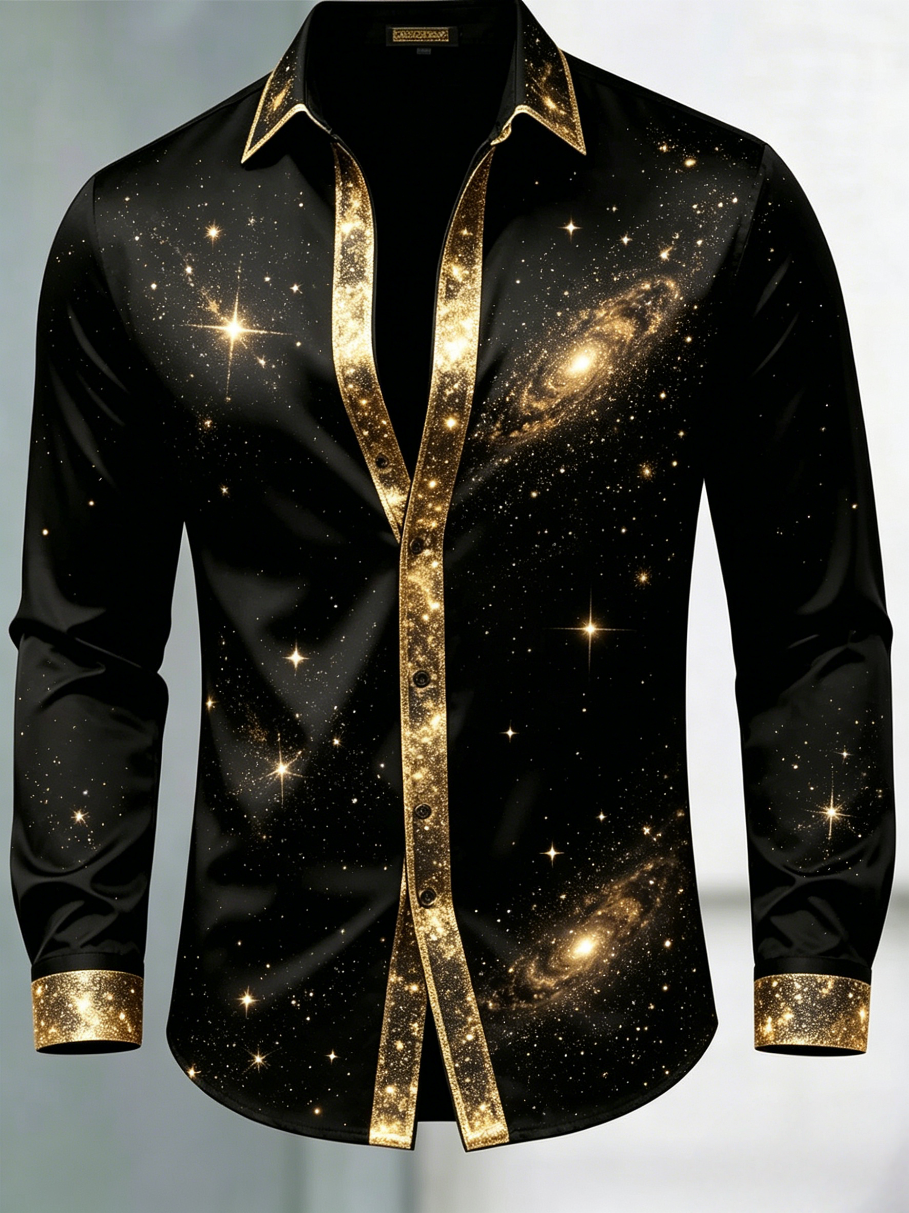Camisa de lujo Gorgeous de manga larga para hombre
