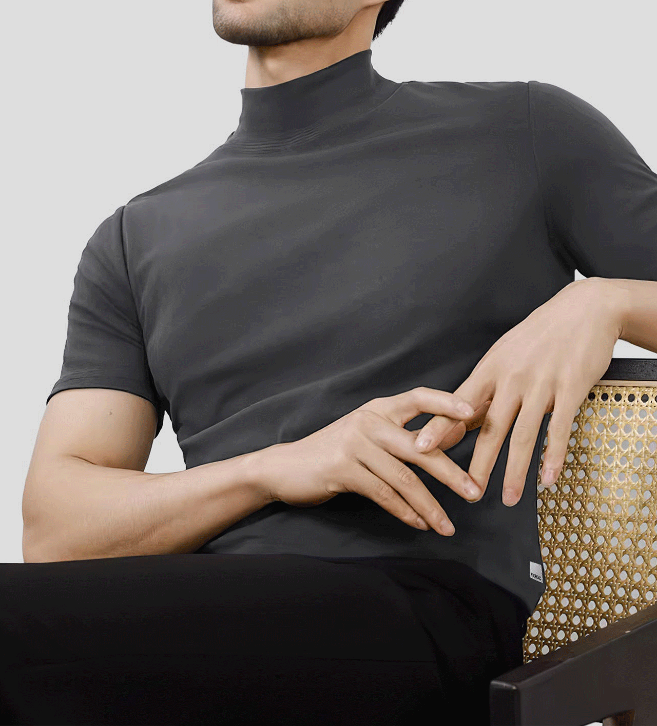 StayCool 2.0 Mock Neck de manga corta Tee