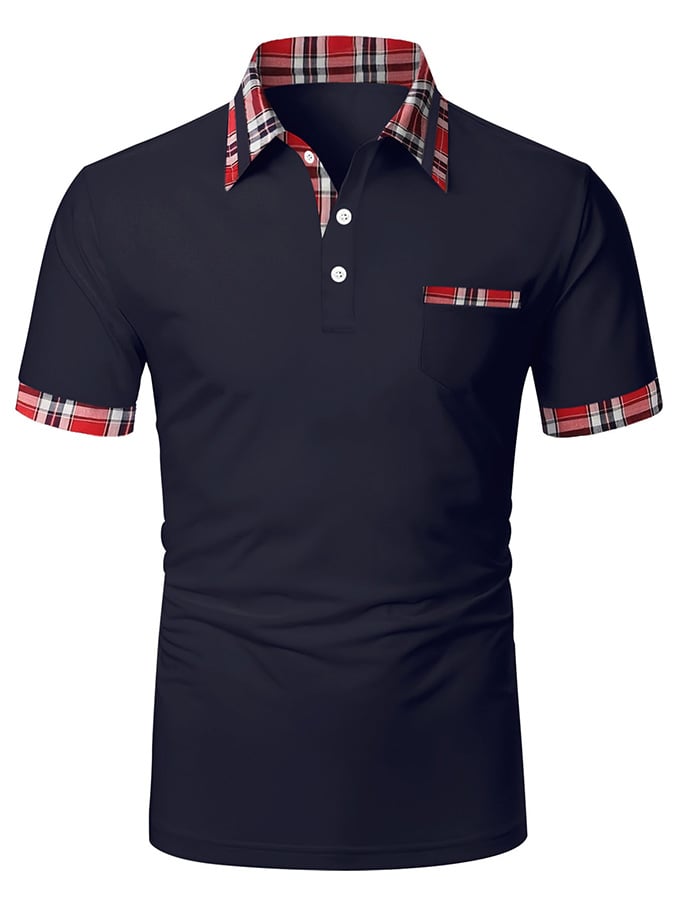 Camisa polo de manga corta estampado Pullover