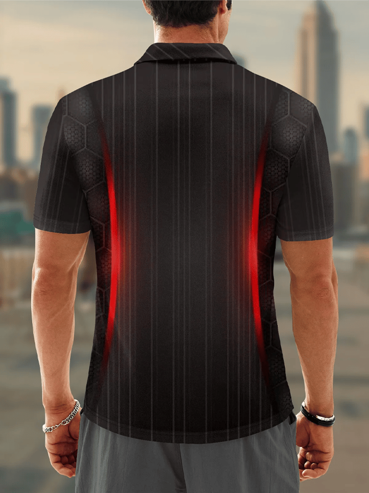 Moisture Wicking Chest bolsillo casual Polo