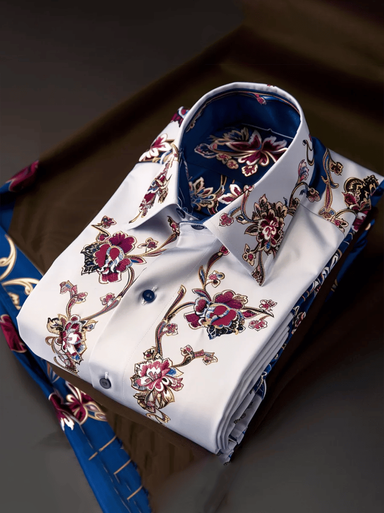 Camisa de lujo Gorgeous de manga larga para hombre
