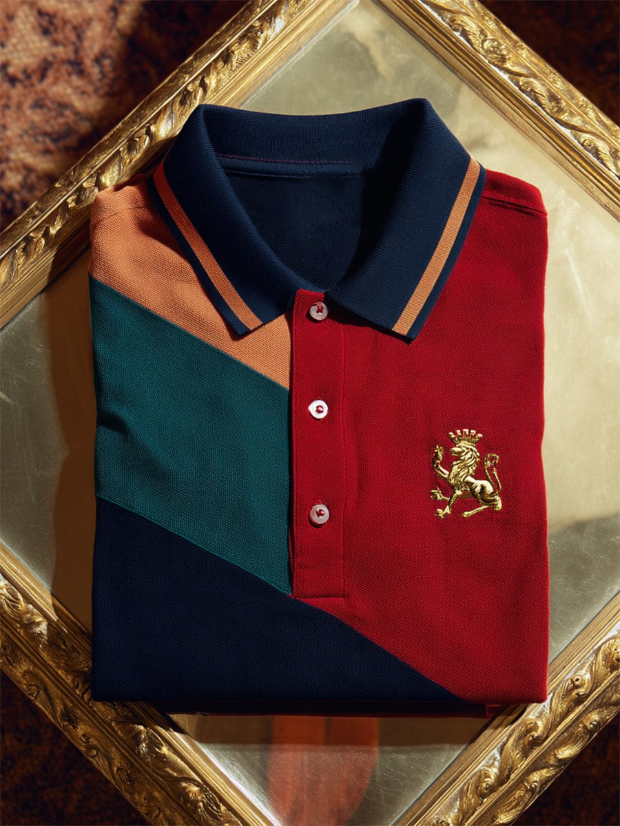 Camisa polo ejecutivo casual Button de manga corta para hombre