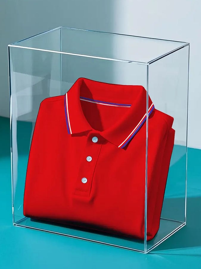 para hombre casual clásico Contrast Pattern de manga cortad camisa polo