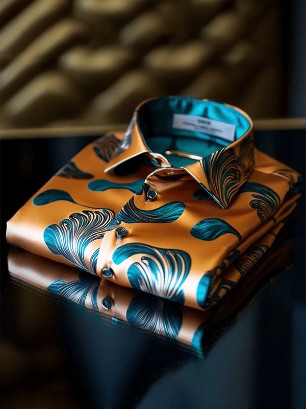 Camisa de lujo Gorgeous de manga larga para hombre