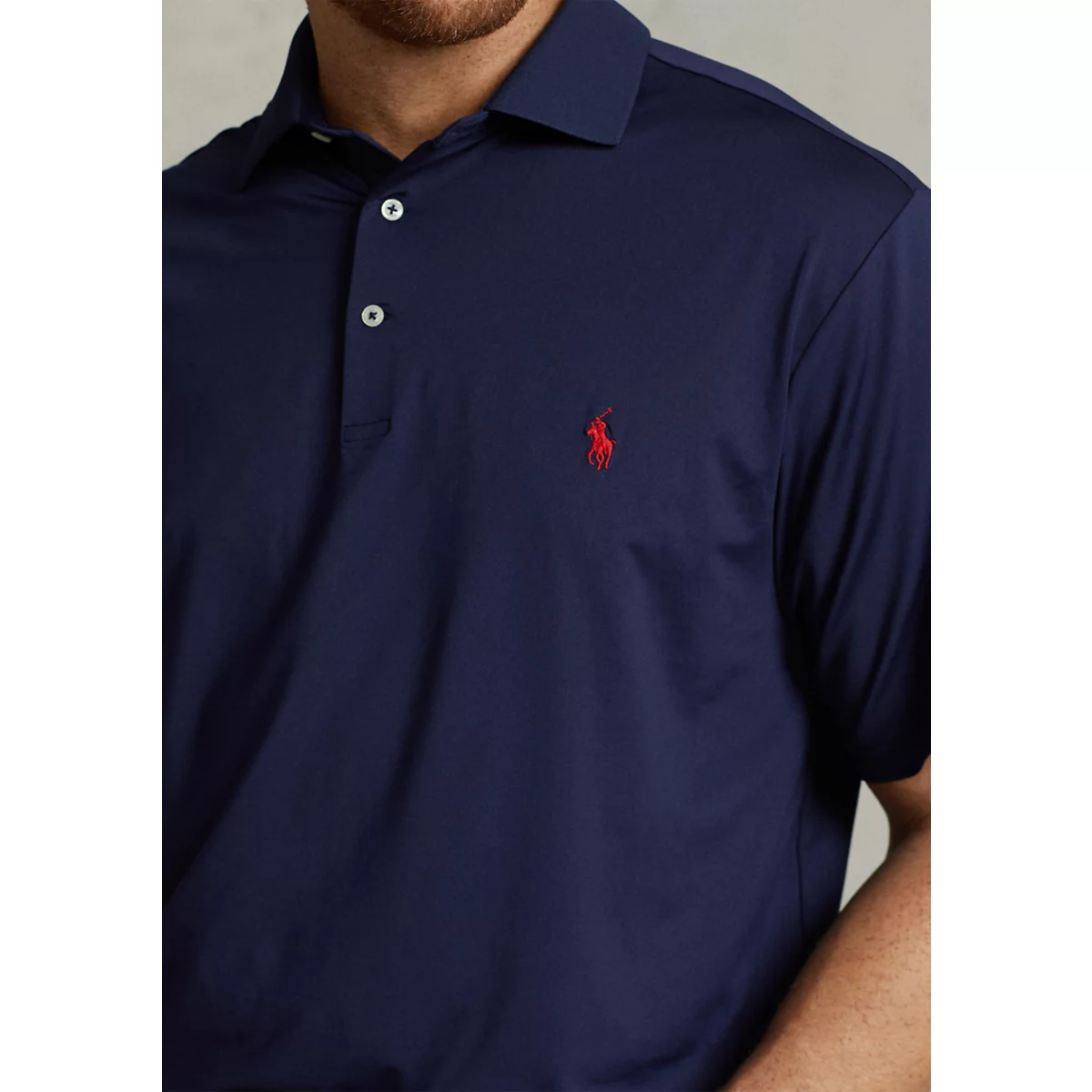 Big & Tall Performance Stretch Jersey Polo Shirt - 3