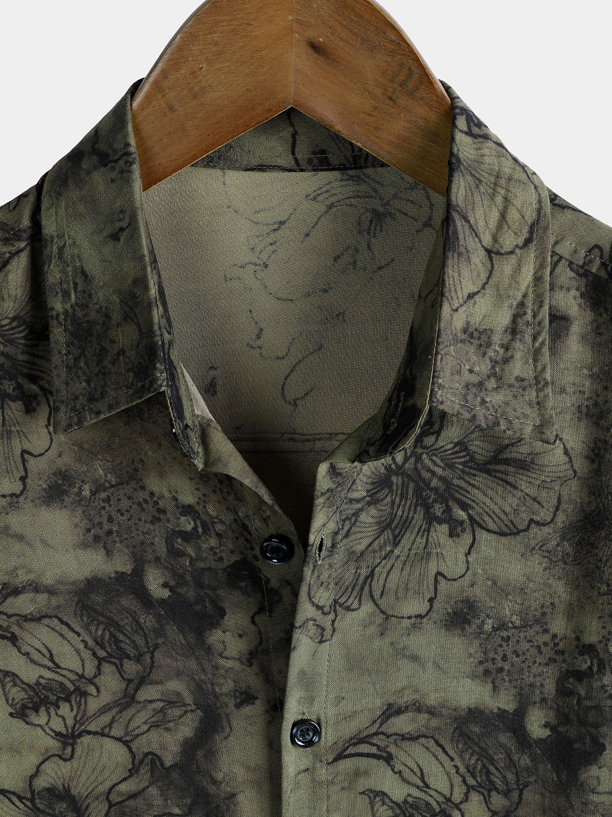 Camisa vintage de manga corta Lightweight transpirable Rayon Vacation para hombre