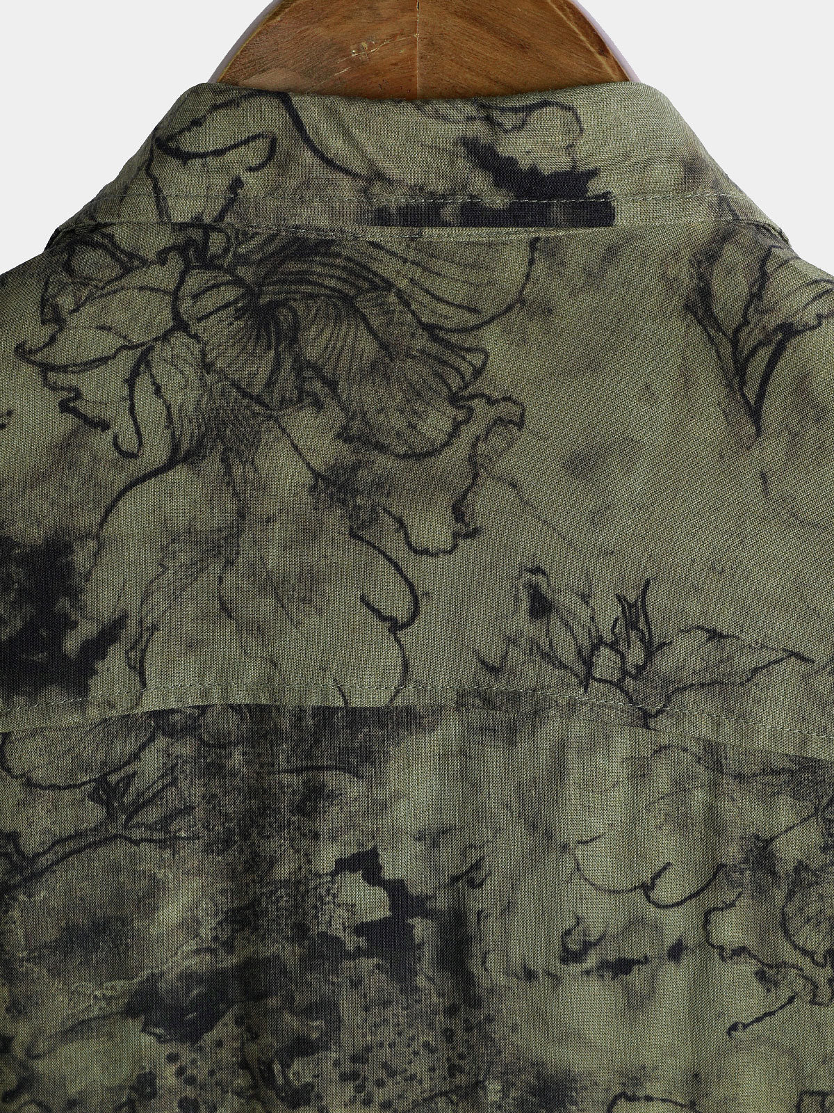 Camisa vintage de manga corta Lightweight transpirable Rayon Vacation para hombre