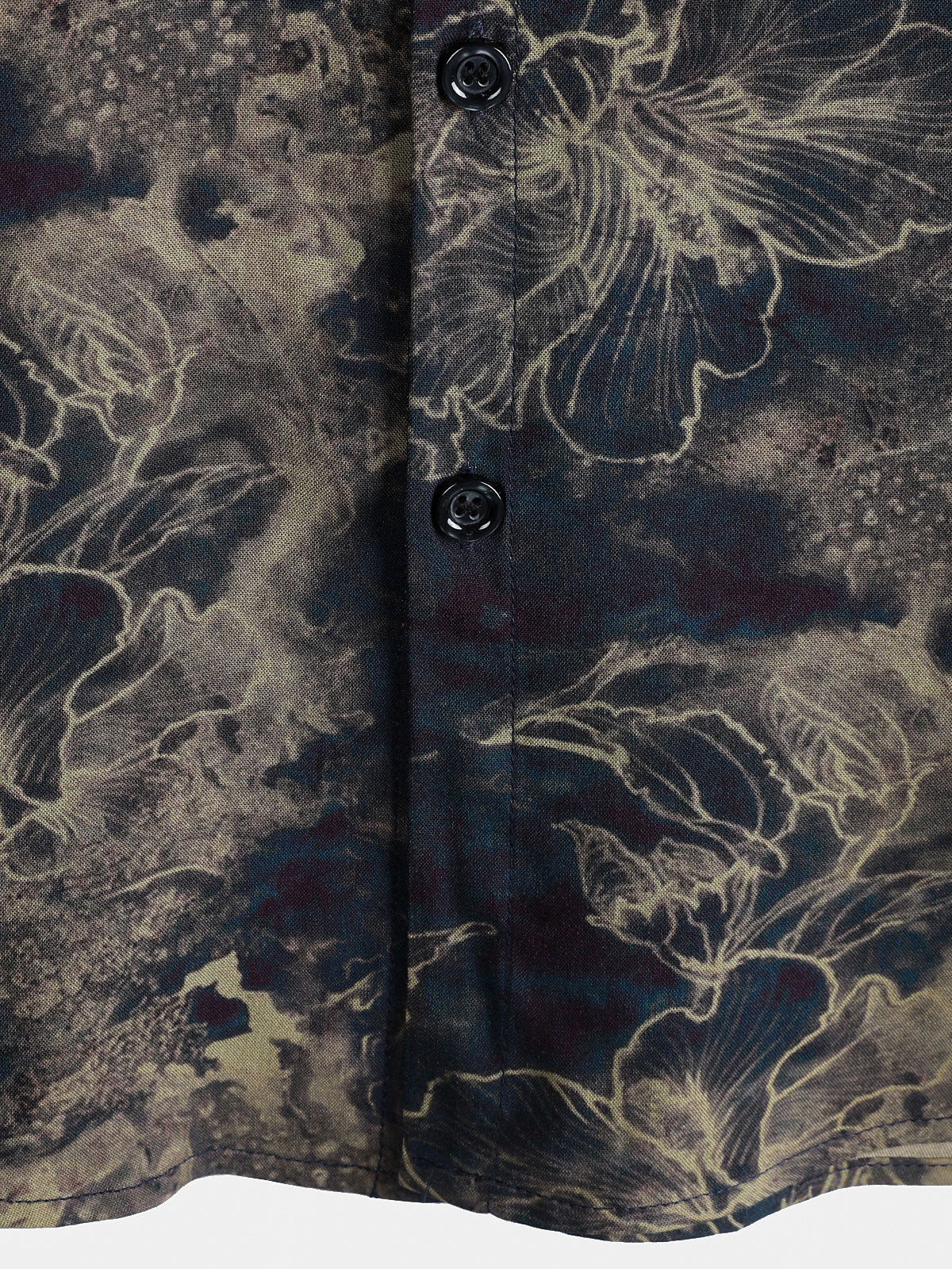 Camisa vintage Lightweight transpirable Rayon de manga corta Holiday Leisure para hombre