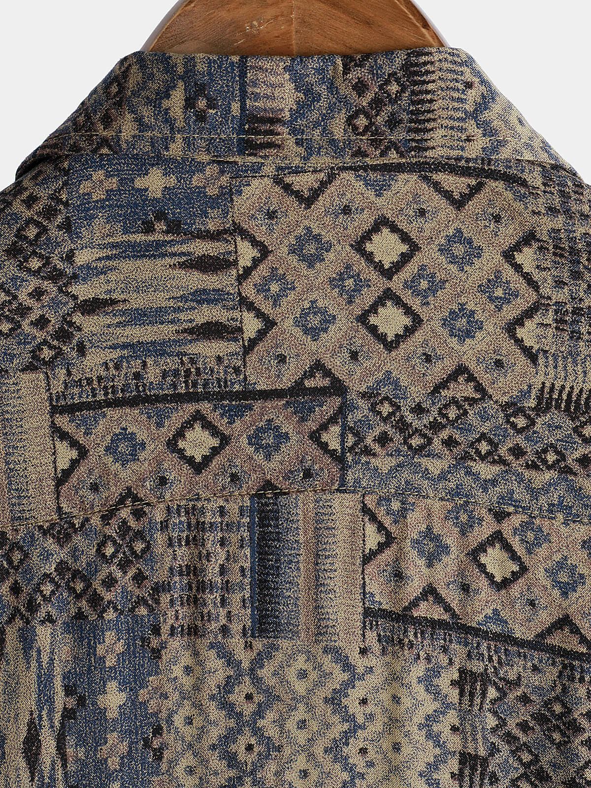 Camisa casual vintage Rayon Holiday de manga corta para hombre