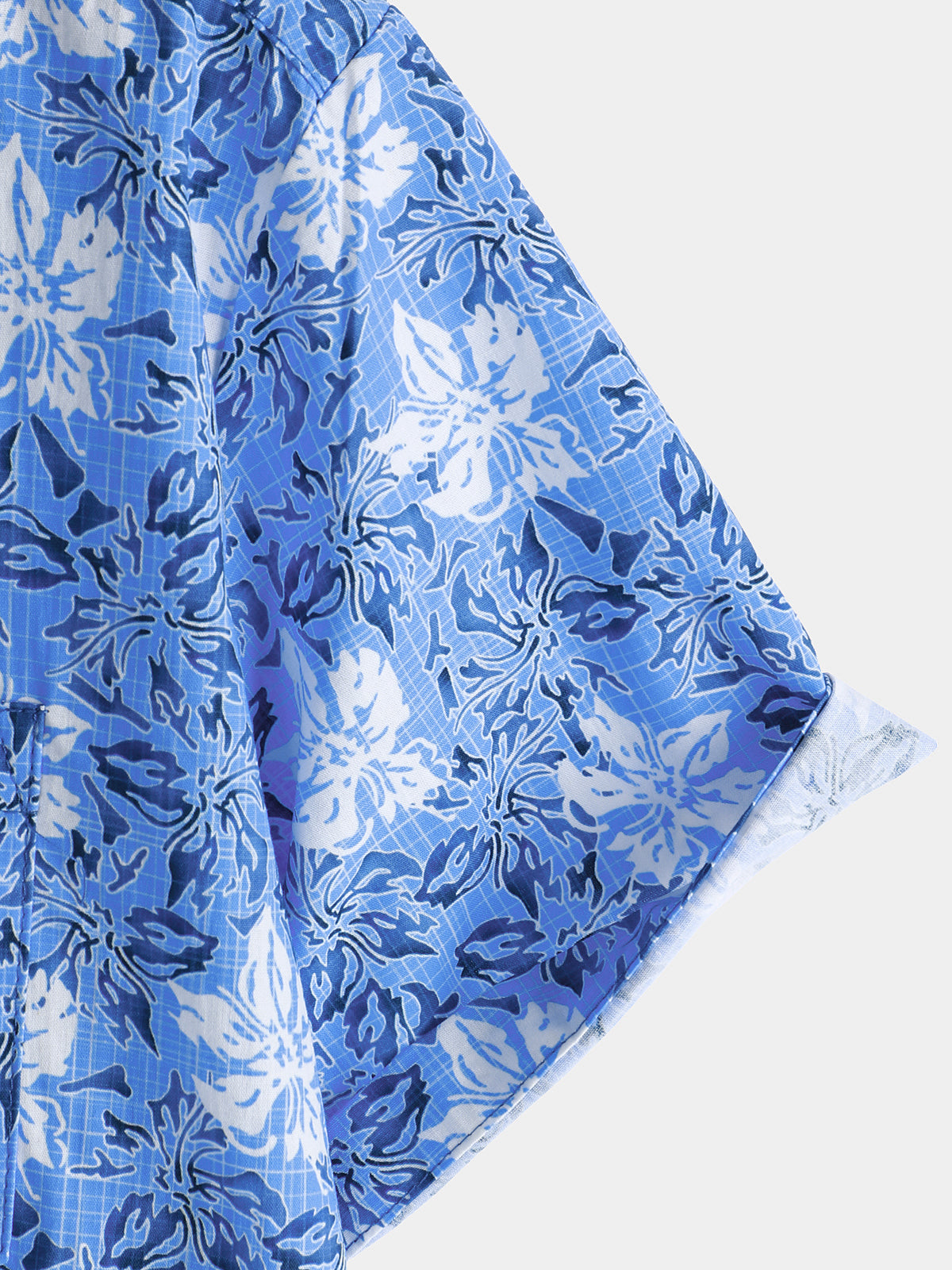 Camisa de algodón Tropical floral de manga corta Resort Beach para hombre