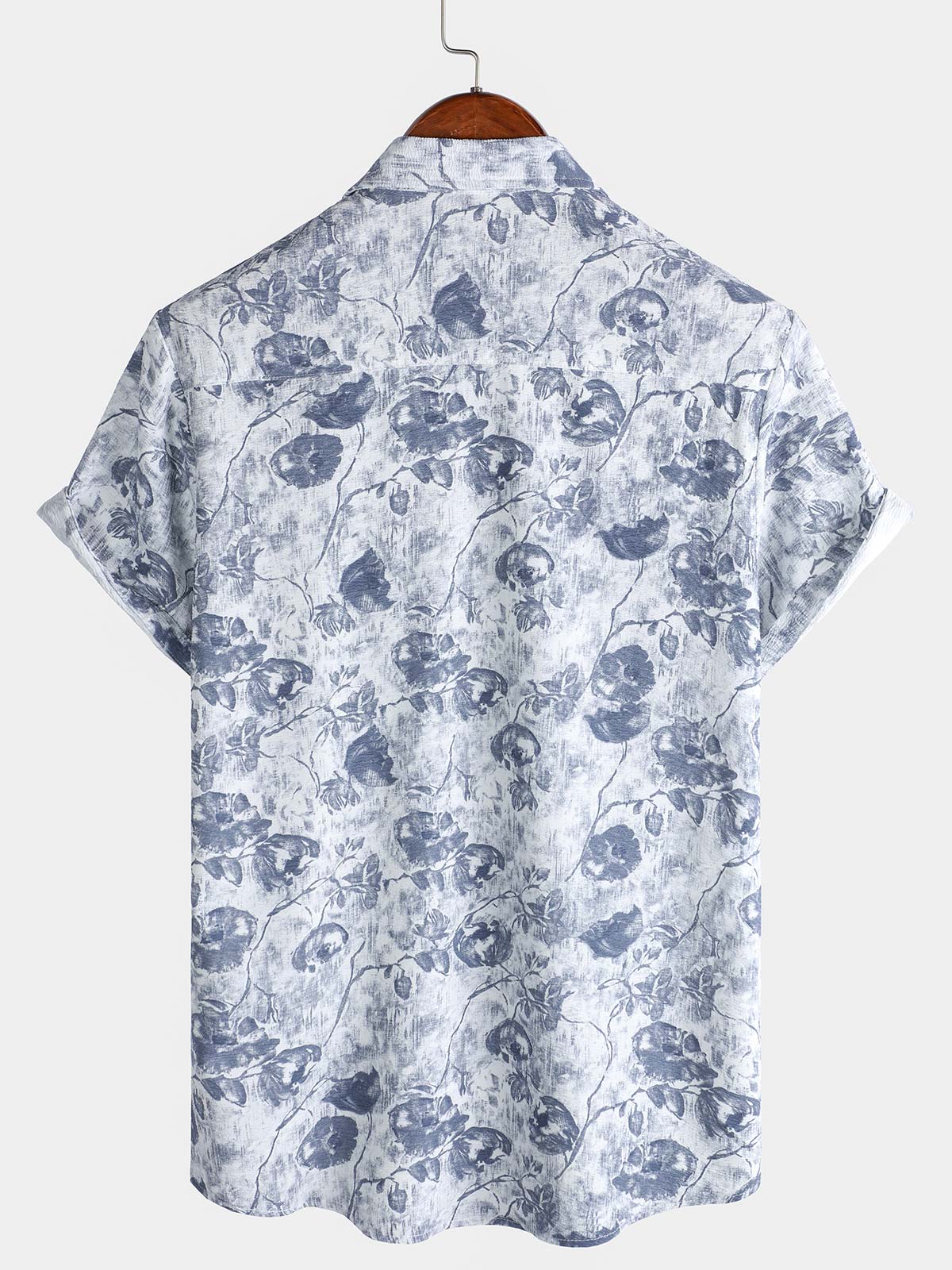 Camisa Vacation Resort Lightweight Botanical estampado Island Holiday para hombre