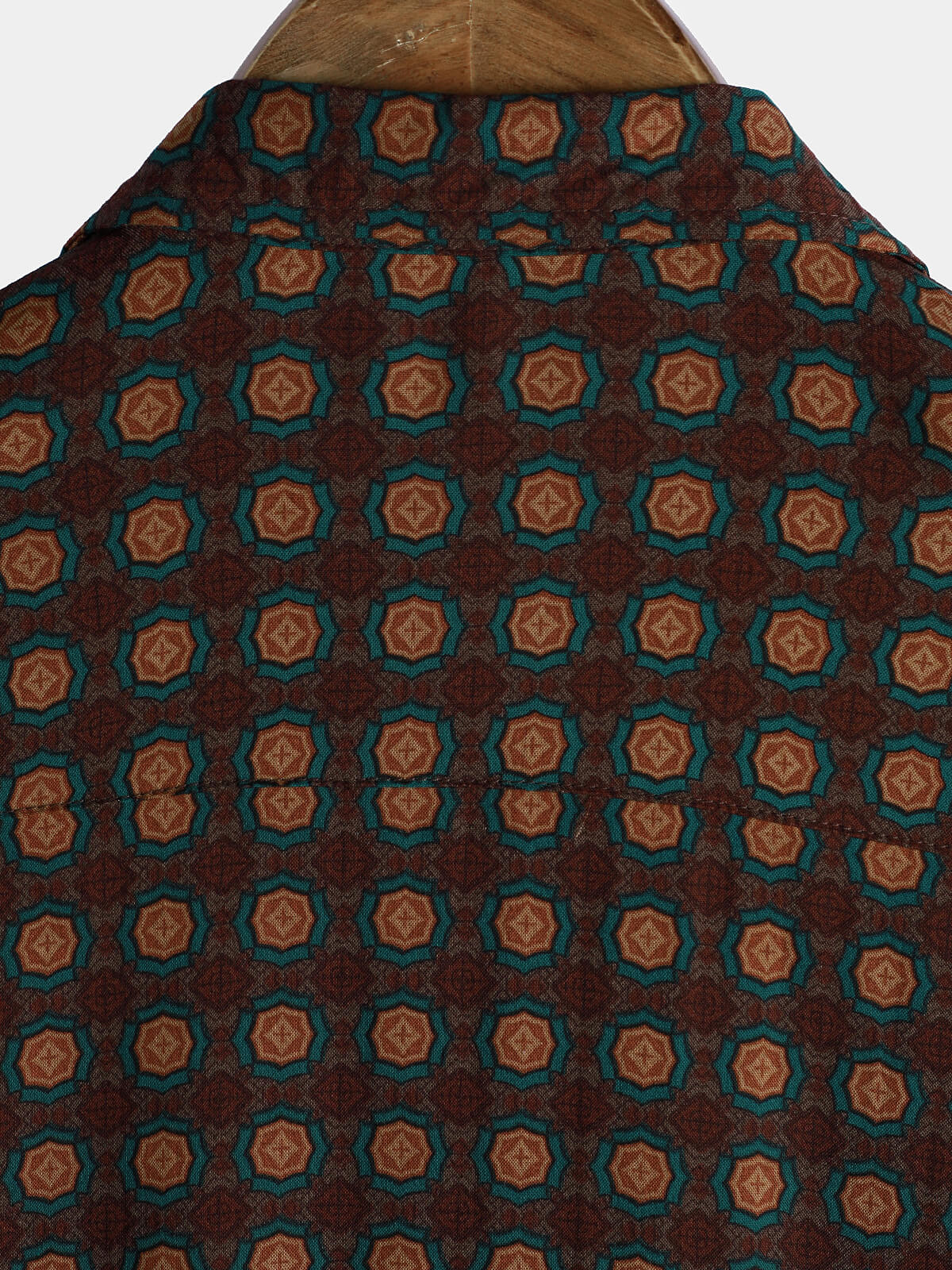 Camisa casual vintage Summer Beach de manga corta para hombre