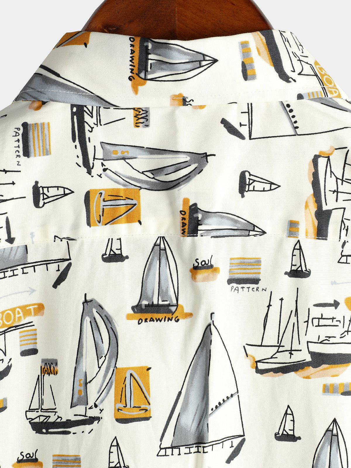 Camisa casual Holiday de algodón Pocket de manga corta para hombre