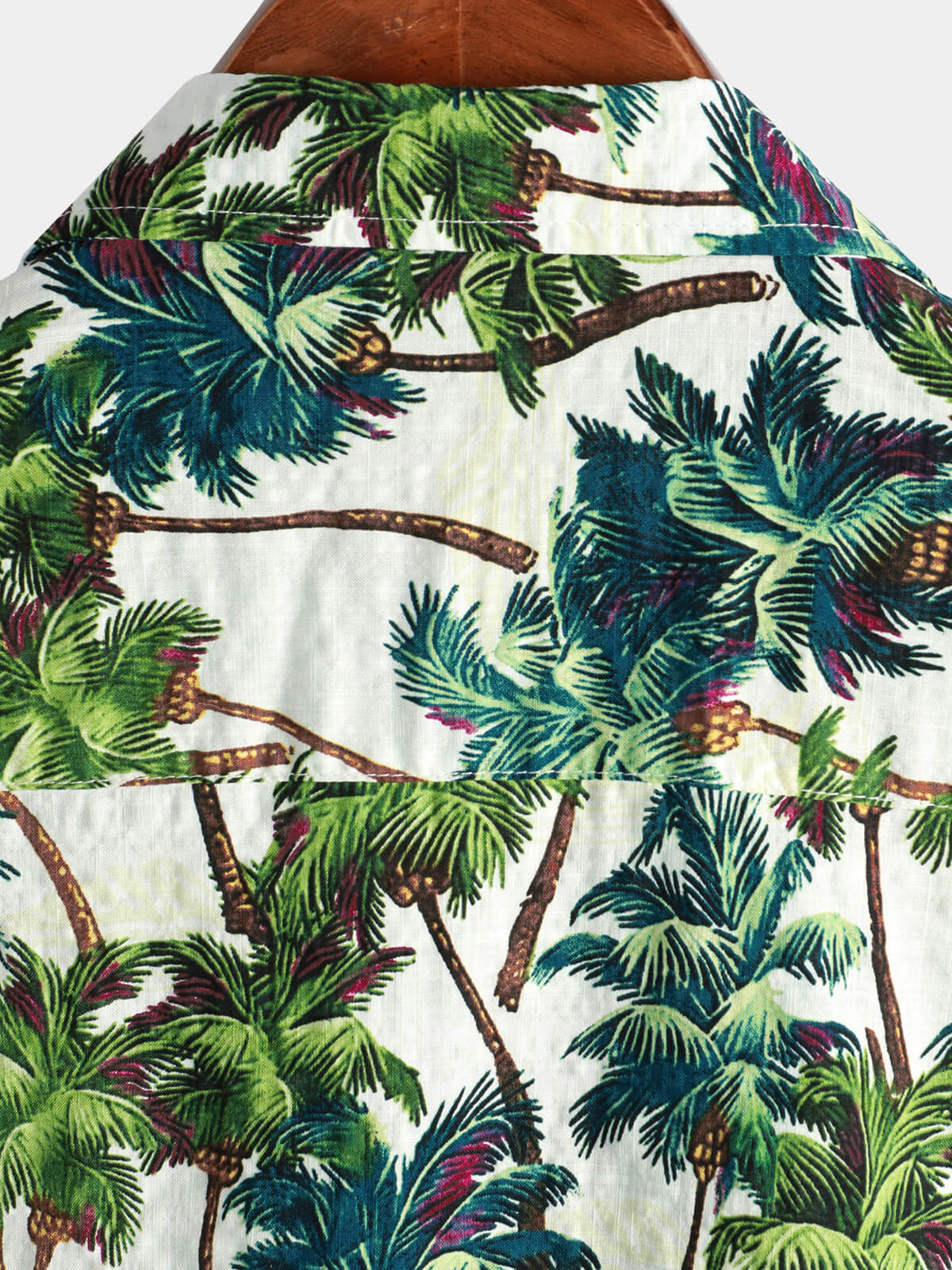 Camisa Tropical floral estampado Summer de manga corta Palm Tree vintage Hawaiian para hombre